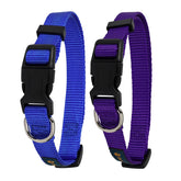 2-color Nylon Dog Collar Set (2 Pack) HedeliE